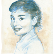 Portrait Audrey Hepburn (195ß)