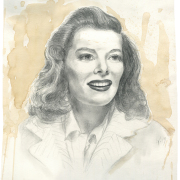 Portrait Katherine Hepburn (194?)
